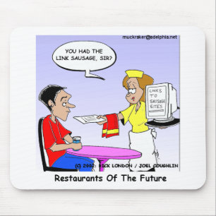 Tapis De Souris Liens d'ordinateur Drôle Dons de dessin animé et O