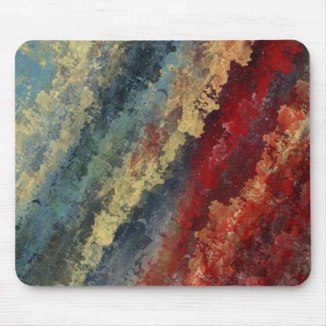 Tapis De Souris "Ligne art abstrait MousePad dans temps" (Devant)