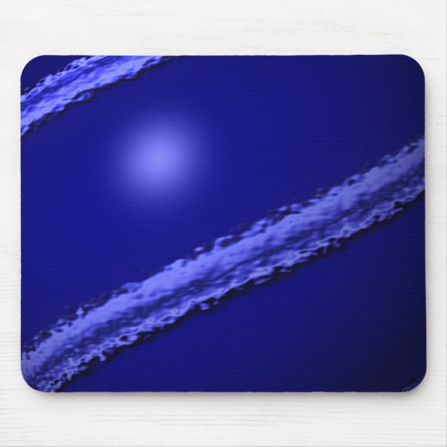 Tapis De Souris Ligne bleue mince (Devant)