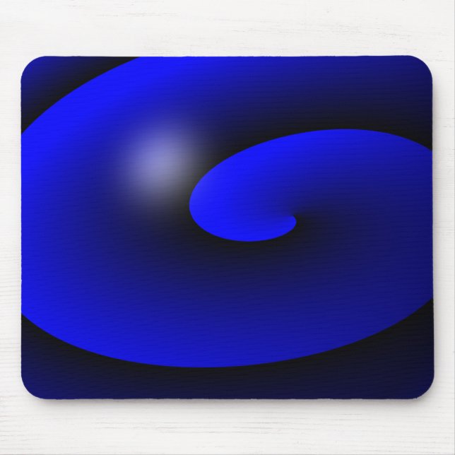 Tapis De Souris Ligne bleue mince (Devant)