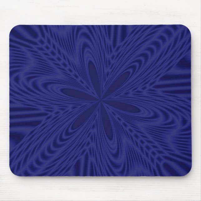 Tapis De Souris Ligne bleue mince (Devant)