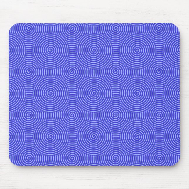 Tapis De Souris Ligne bleue mince (Devant)