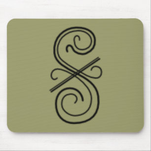 Tapis De Souris Ligne courbée Mousepad