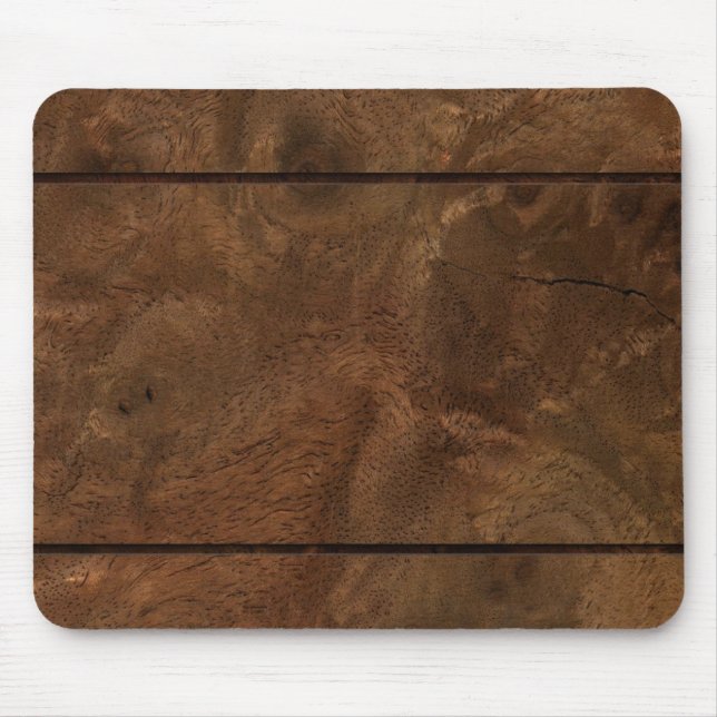 Tapis De Souris Ligne en bois marqueterie de racine (Devant)