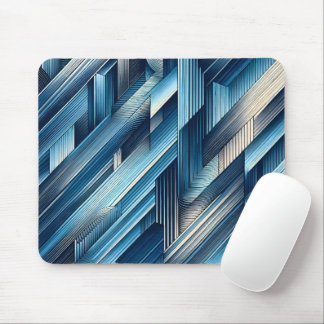 Tapis De Souris Lignes Bleues De Mouvement