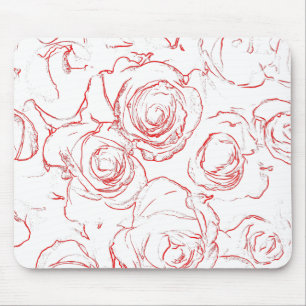 Tapis De Souris Lignes directrices de Red Roses