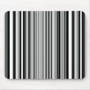 Tapis De Souris Lignes noires et blanches
