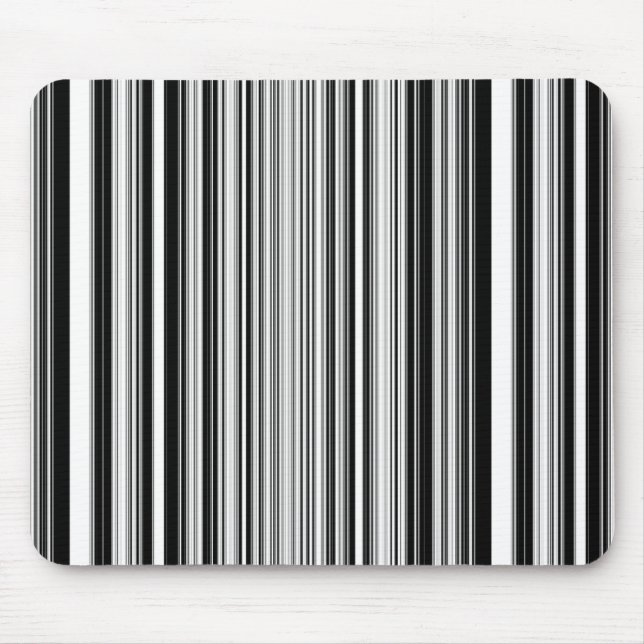 Tapis De Souris Lignes noires et blanches (Devant)