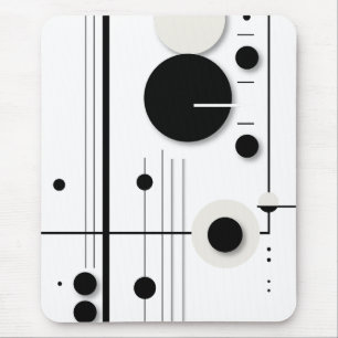 Tapis De Souris Lignes Symphoniques minimalistes géométriques du c