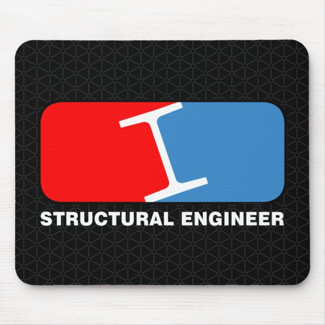 Tapis De Souris Ligue des ingénieurs structuraux (Devant)