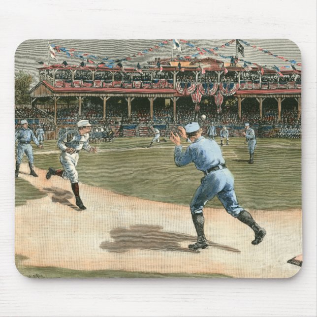 Tapis De Souris Ligue nationale de baseball 1886 (Devant)