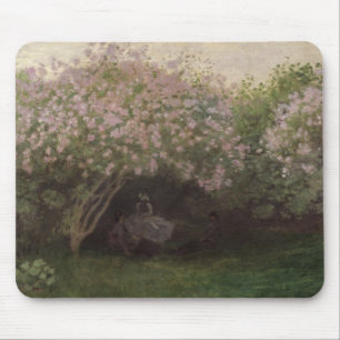 Tapis De Souris Lilas de Claude Monet , temps gris, 1872
