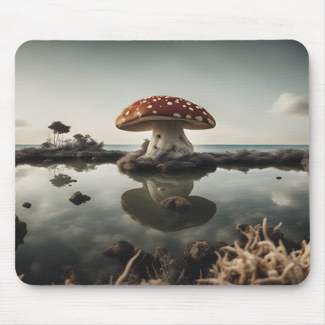 Tapis De Souris L'île aux champignons de Dali (Devant)