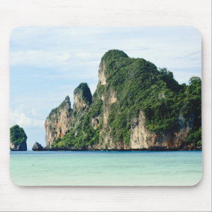 Tapis De Souris L'île de Ko Phi Phi sur la mer d'Andaman, à Krab