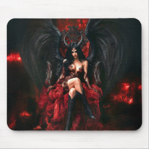 Tapis De Souris Lilith, déesse noire, occulte, artisanat, gothique