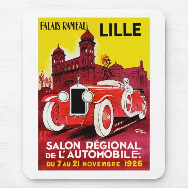 Tapis De Souris Lille ~ Salon Régionale de L'Automobile (Devant)
