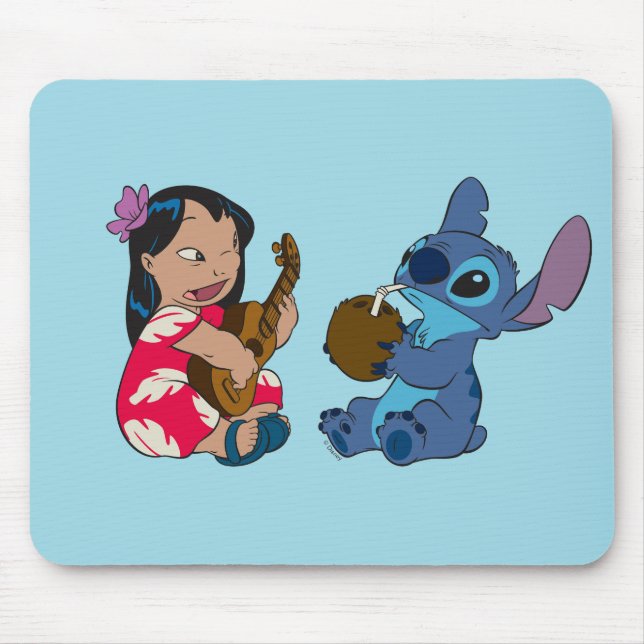 Tapis De Souris Lilo et Stitch (Devant)