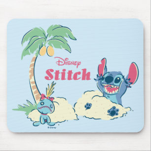 Tapis De Souris Lilo et Stitch  Ohana signifie famille