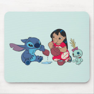 Tapis De Souris Lilo et Stitch Tea Party