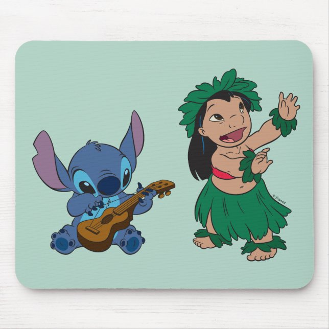 Tapis De Souris Lilo & Stitch (Devant)