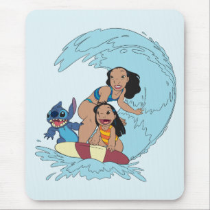 Tapis De Souris Lilo, Stitch et Nani