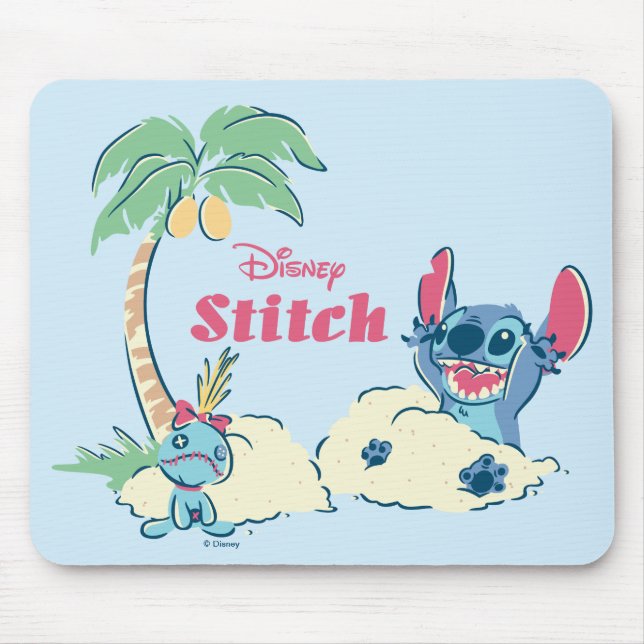 Tapis De Souris Lilo & Stitch | Ohana signifie famille (Devant)