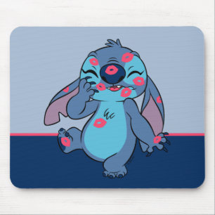 Tapis De Souris Lilo & Stitch Stitch Couvert dans les baisers