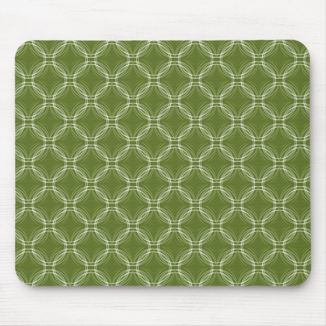 Tapis De Souris Lime Green Uptown Elegance Mousepad (Devant)