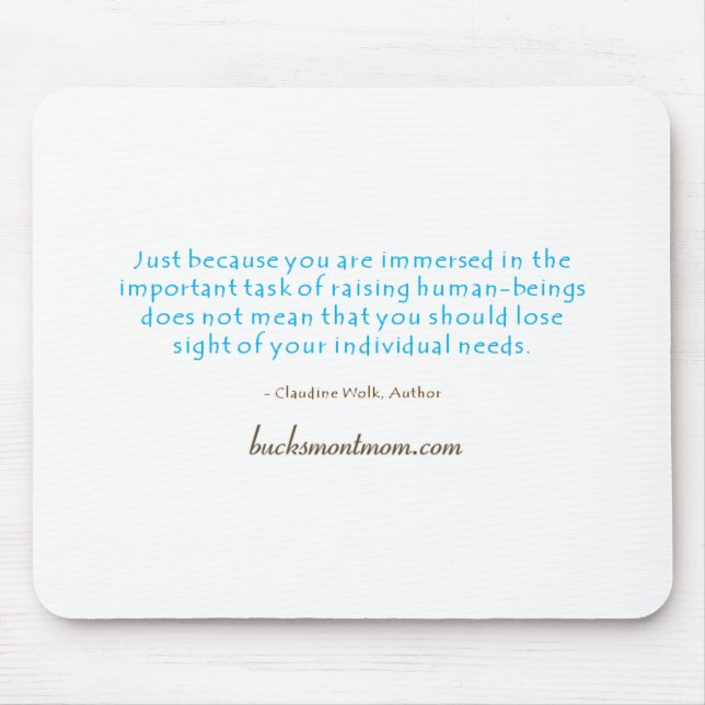 Tapis De Souris L'incantation Mousepad de la maman (Devant)