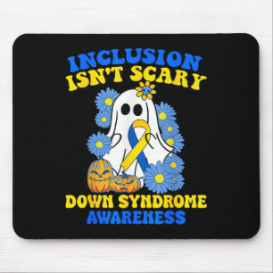 Tapis De Souris L'Inclusion N'Est Pas Scaire Halloween Ghost Down