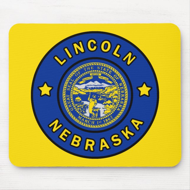 Tapis De Souris Lincoln Nebraska (Devant)
