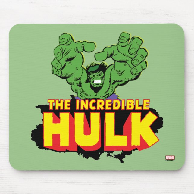 Tapis De Souris L'incroyable logo de Hulk (Devant)