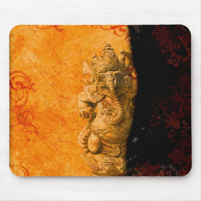 Tapis De Souris L'Inde dans le mousepad d'or (Devant)