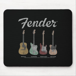 Tapis De Souris Lineup de guitare vintage