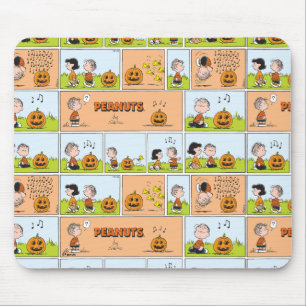 Tapis De Souris Linus & Lucy   Chanter Jack-O-Lantern