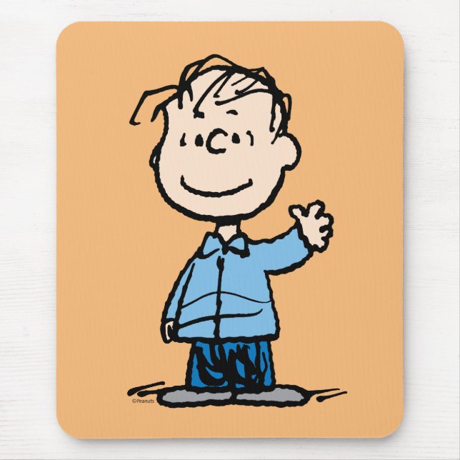 Tapis De Souris Linus Waving (Devant)