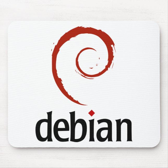 Tapis De Souris Linux Debian Mousepad (Devant)