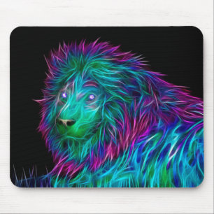 Tapis De Souris Lion Abstrait