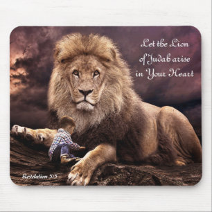 Tapis De Souris Lion de Juda Ap 5:5 Mousepad