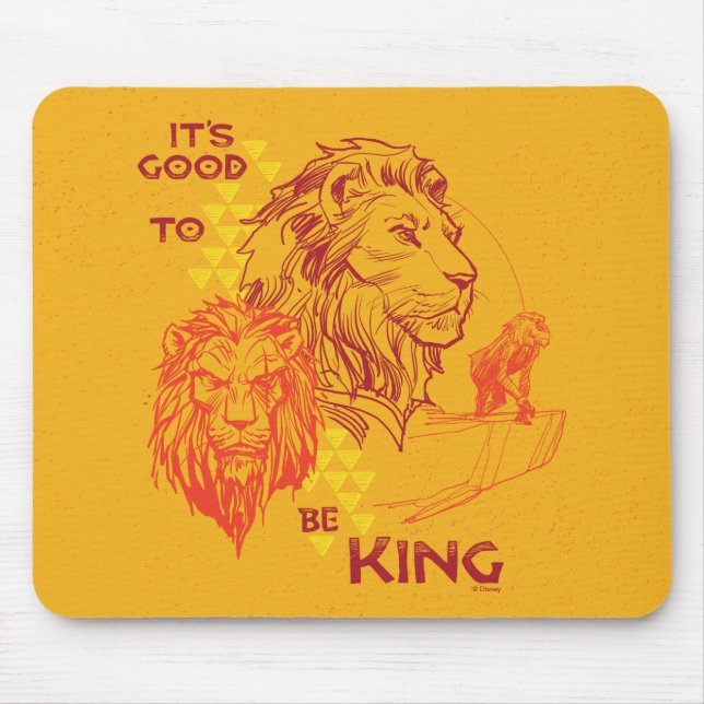 Tapis De Souris Lion King | C'est bien d'être roi (Devant)