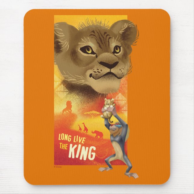 Tapis De Souris Lion King | Graphique de collage Simba (Devant)