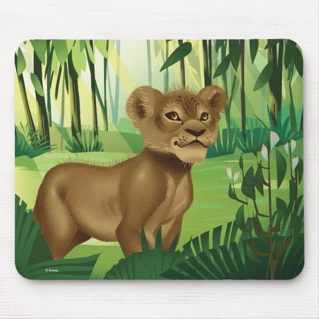 Tapis De Souris Lion King | Simba Dans La Jungle (Devant)