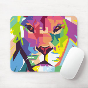 Tapis De Souris Lion Pop Art