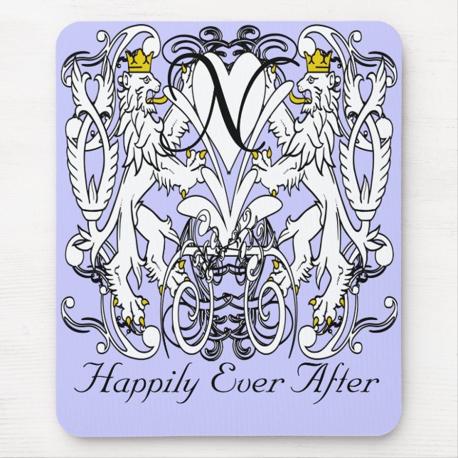 Tapis De Souris Lion Rampant Renaissance Mariage (Devant)