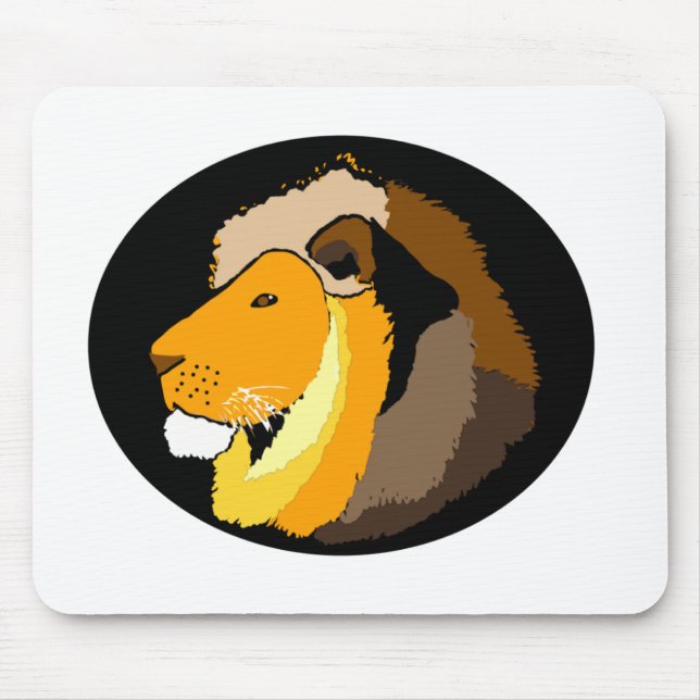 Tapis De Souris Lions cool cadeaux d'art et accessoires (Devant)