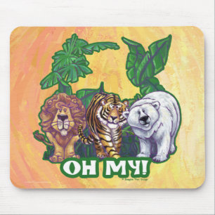Tapis De Souris Lions Tiger Ours Oh Mon