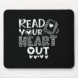 Tapis De Souris Lisez Votre Coeur Mignonne Pour Professeur Femmes 