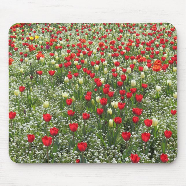 Tapis De Souris Lit de tulipes (Devant)
