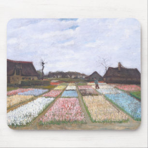 Tapis De Souris Lits de fleur en Hollande par Vincent van Gogh