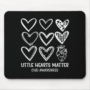 Tapis De Souris Little Hearts Maladie Cardiaque Sensibilisation Gu